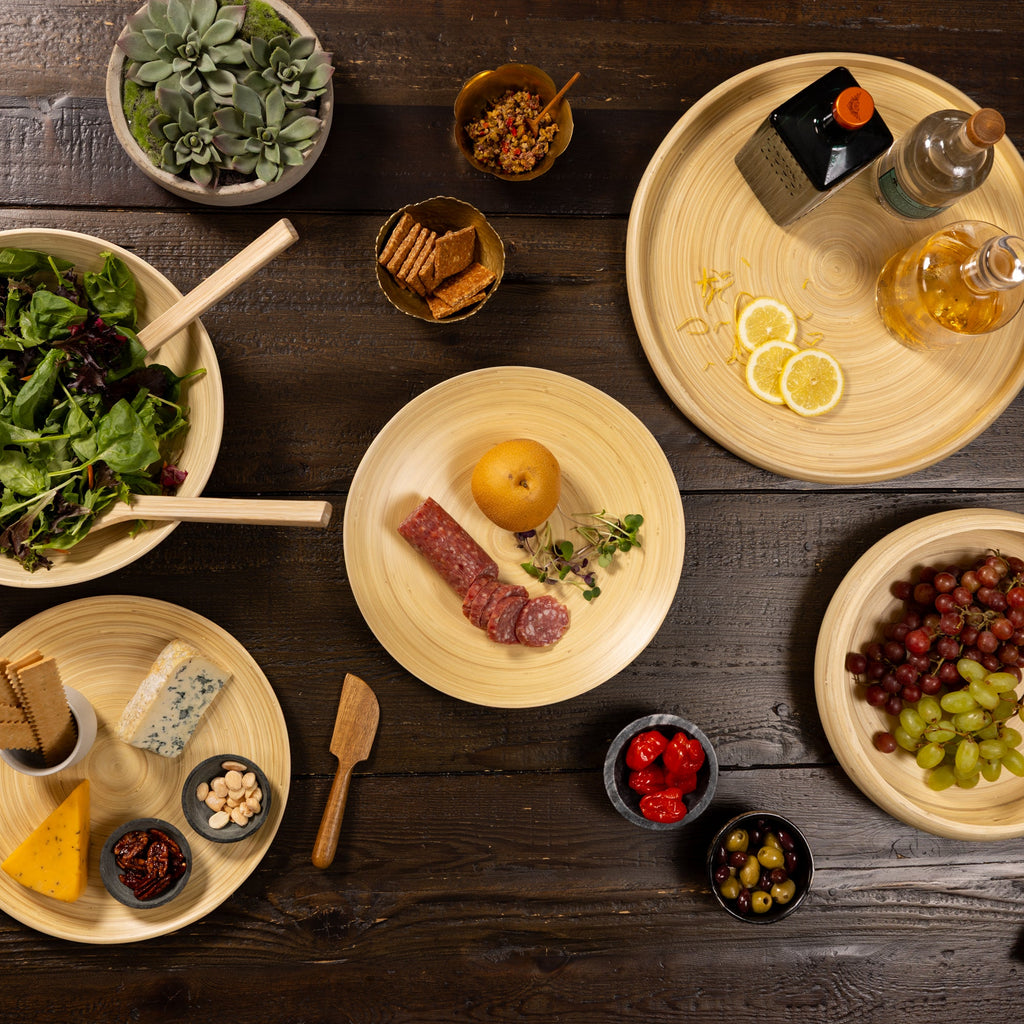 Lexa Bamboo Serving Tray, 16 Inch