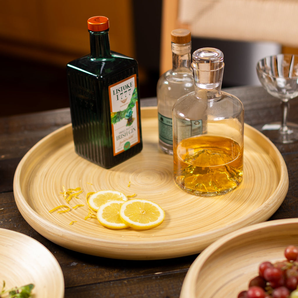 Lexa Bamboo Serving Tray, 16 Inch