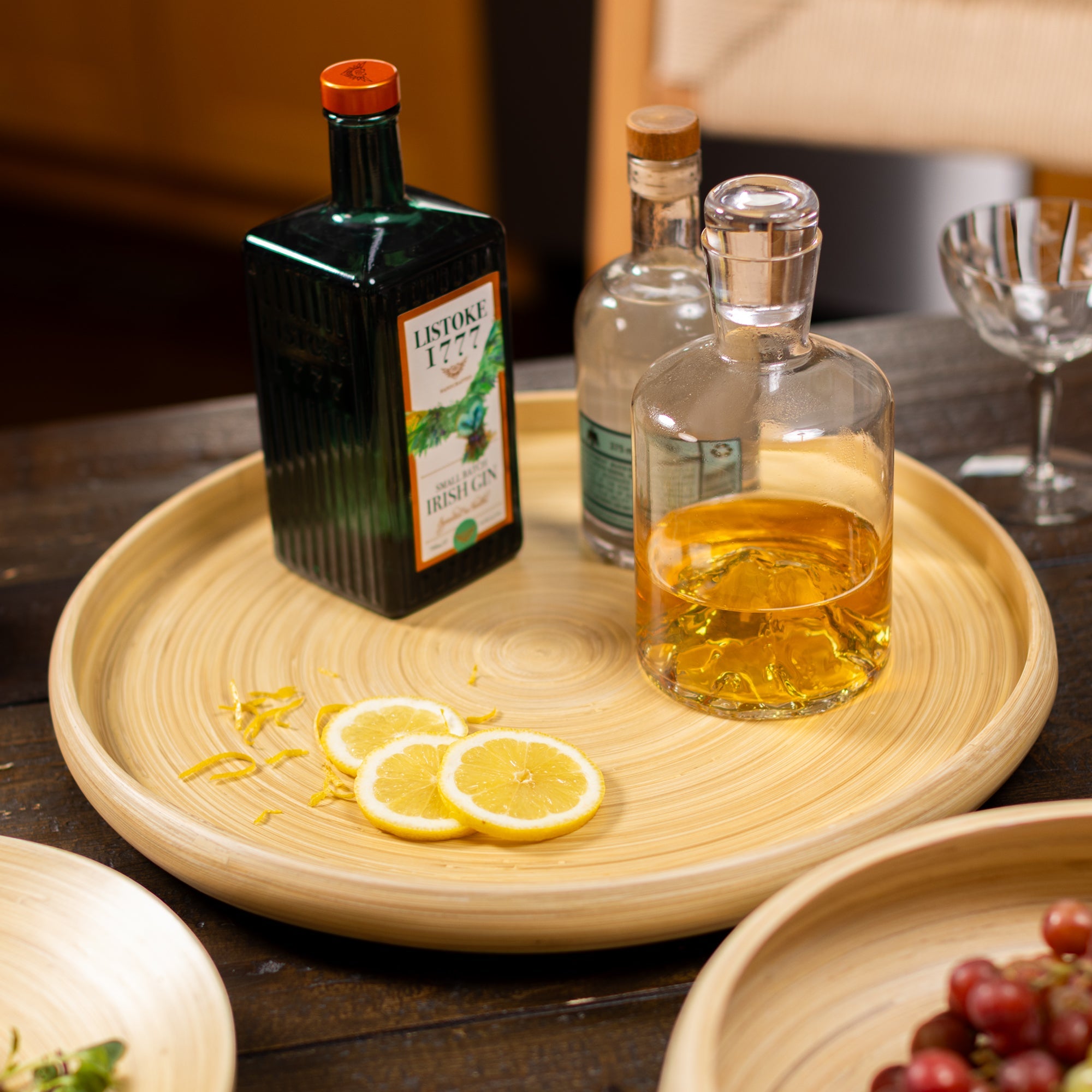 Lexa Bamboo Serving Tray, 16 Inch