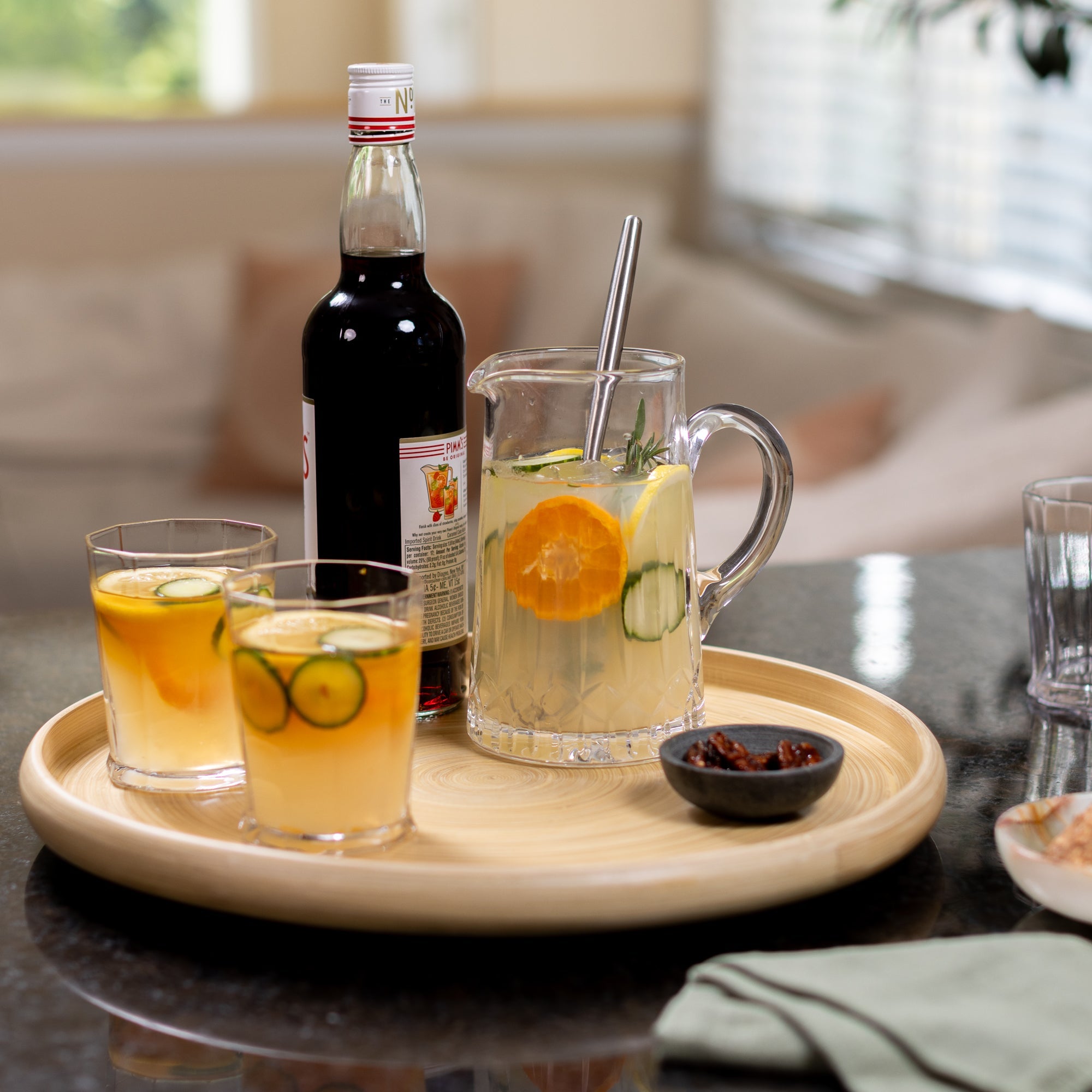 Lexa Bamboo Serving Tray, 16 Inch