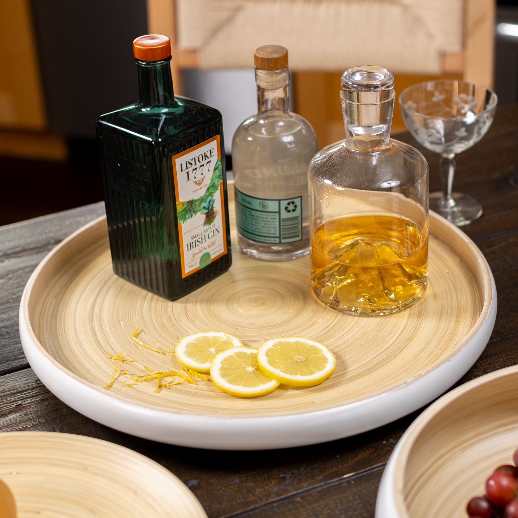 Lexa Bamboo Serving Tray, 16 Inch