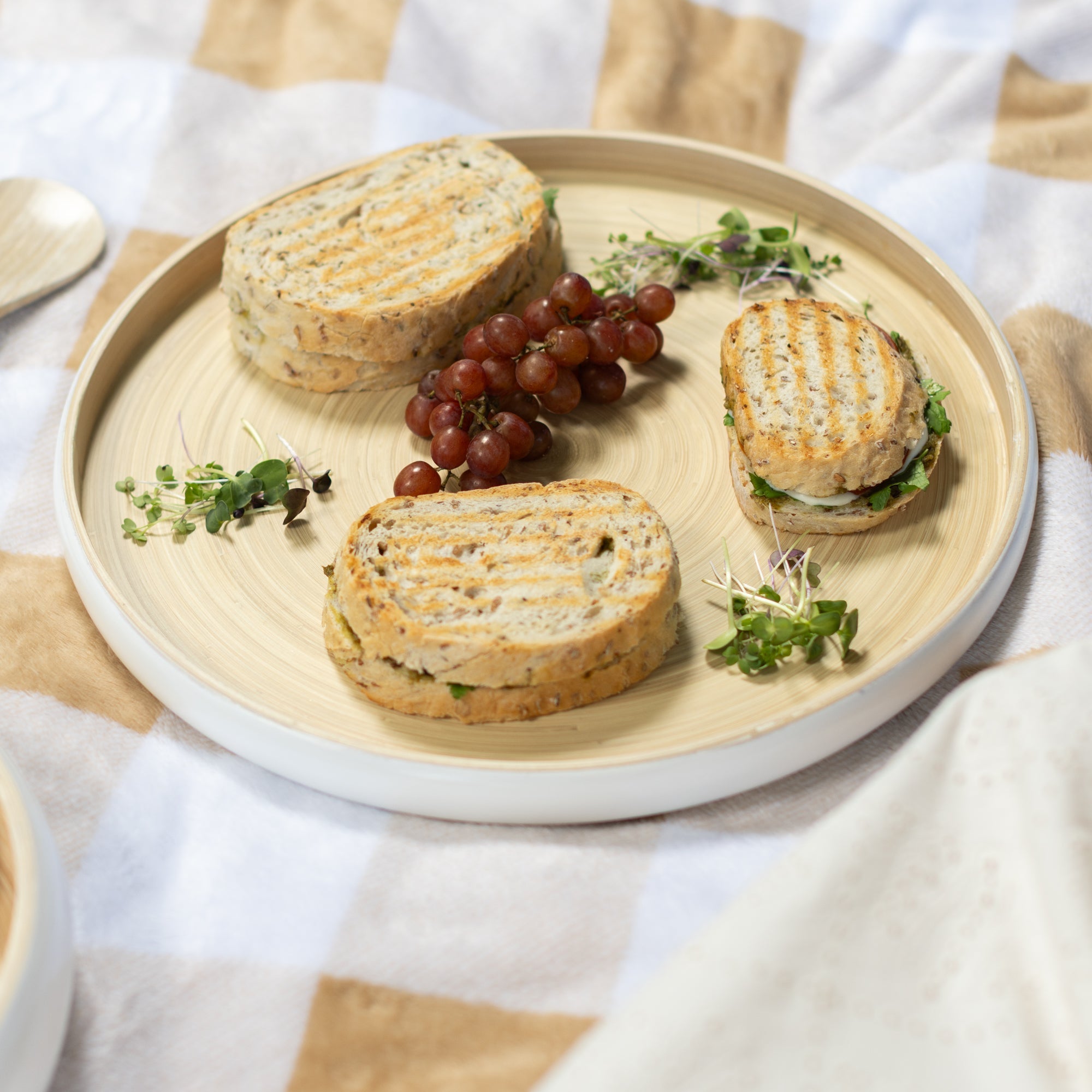 Lexa Bamboo Serving Tray, 16 Inch