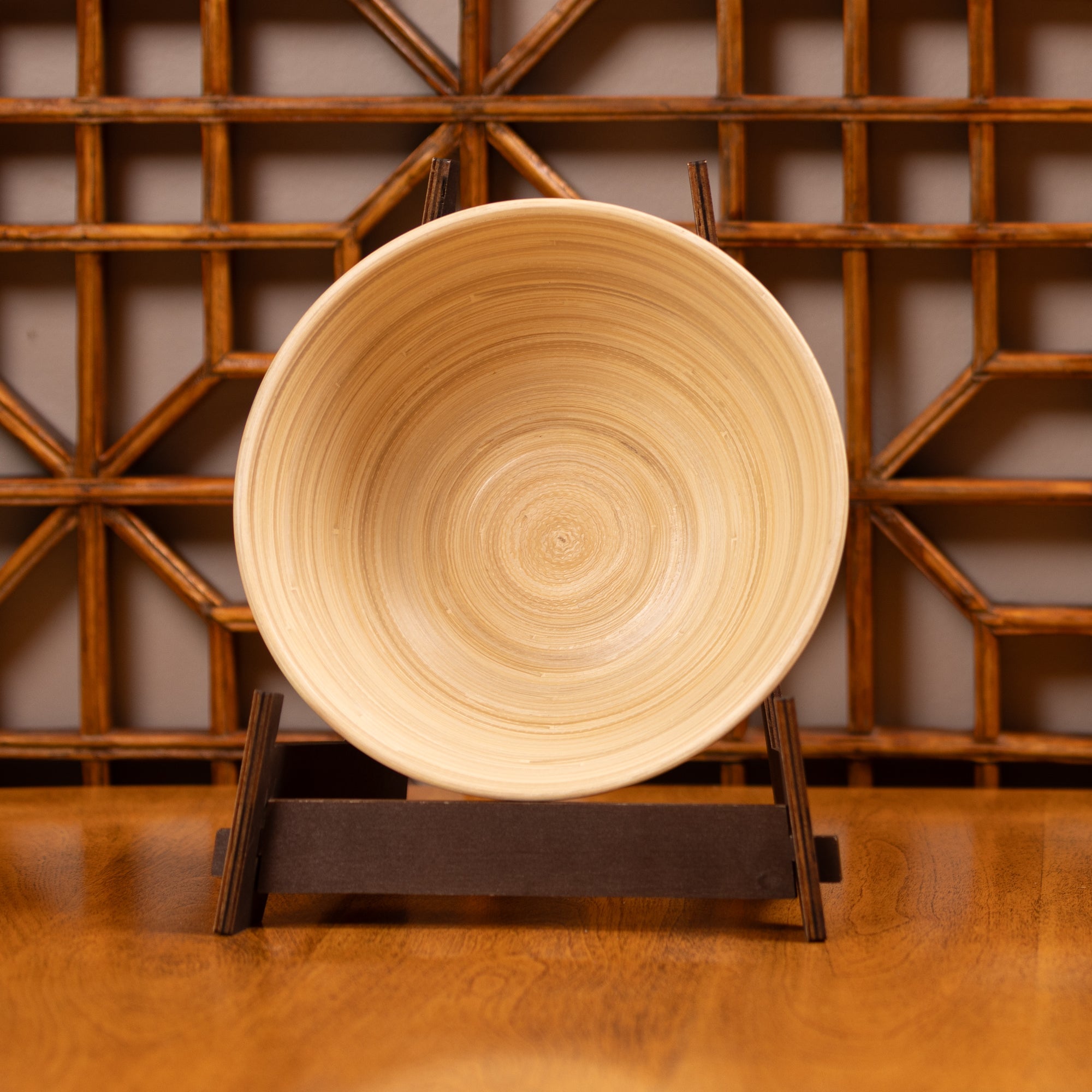 Lexa Bamboo Salad Bowl Set, 8 Inch