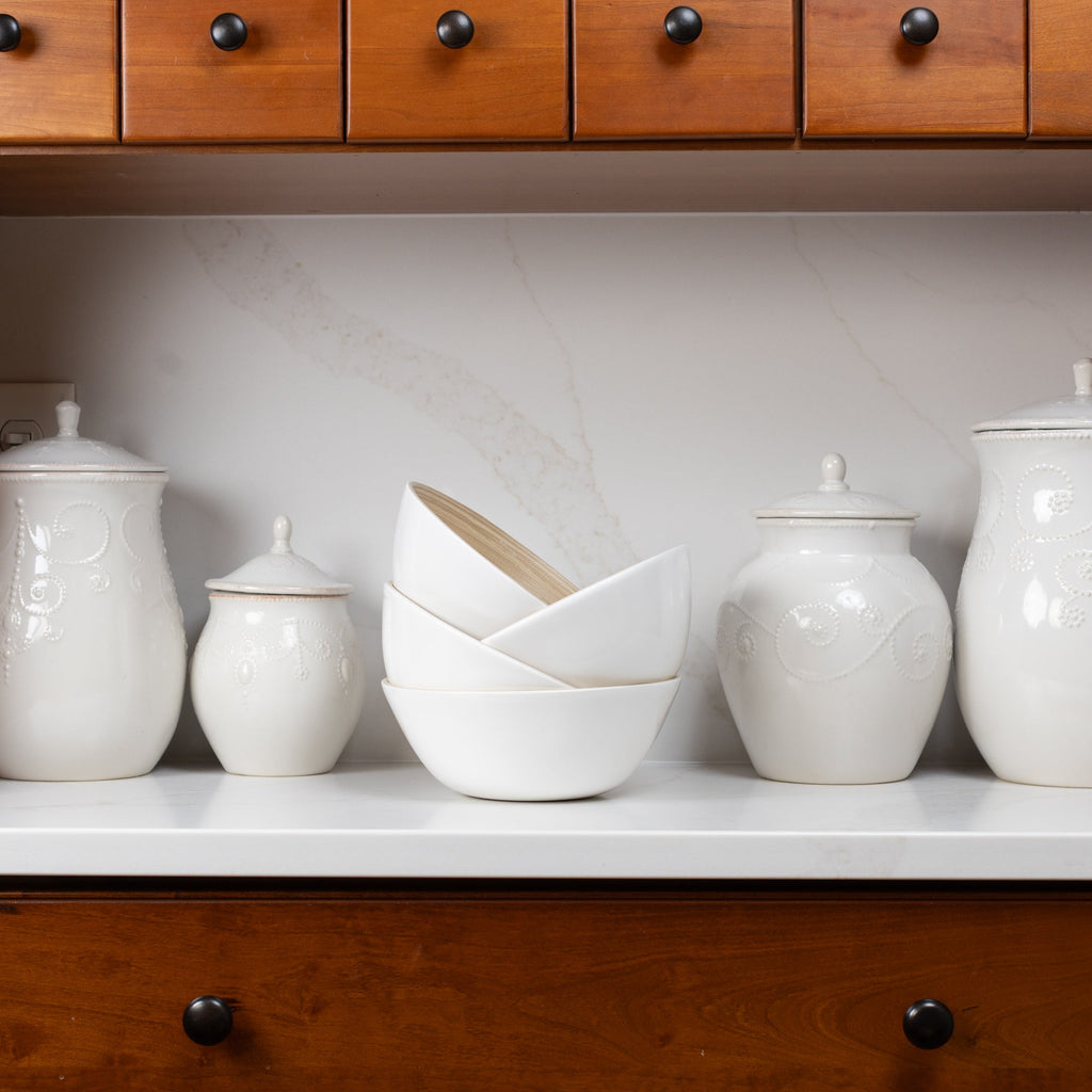 Lexa Bamboo Salad Bowl Set, 8 Inch