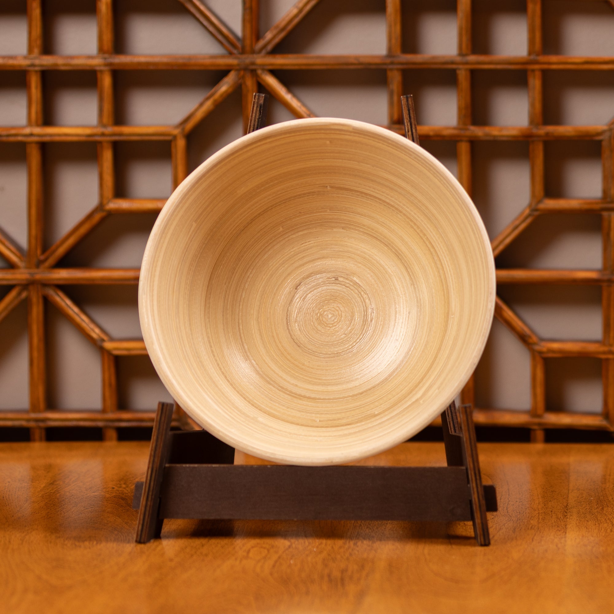 Lexa Bamboo Salad Bowl Set, 8 Inch