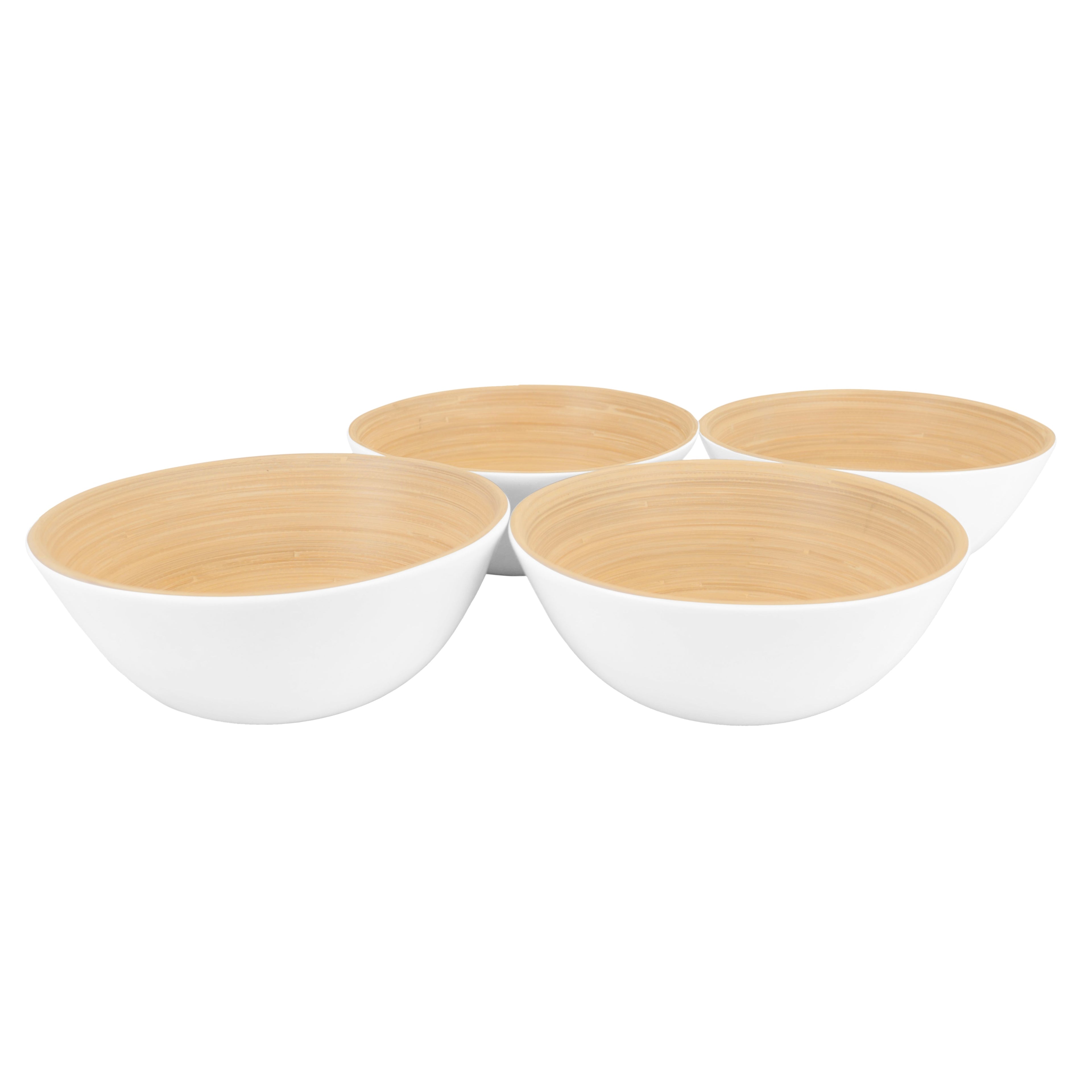 Lexa Bamboo Salad Bowl Set, 8 Inch