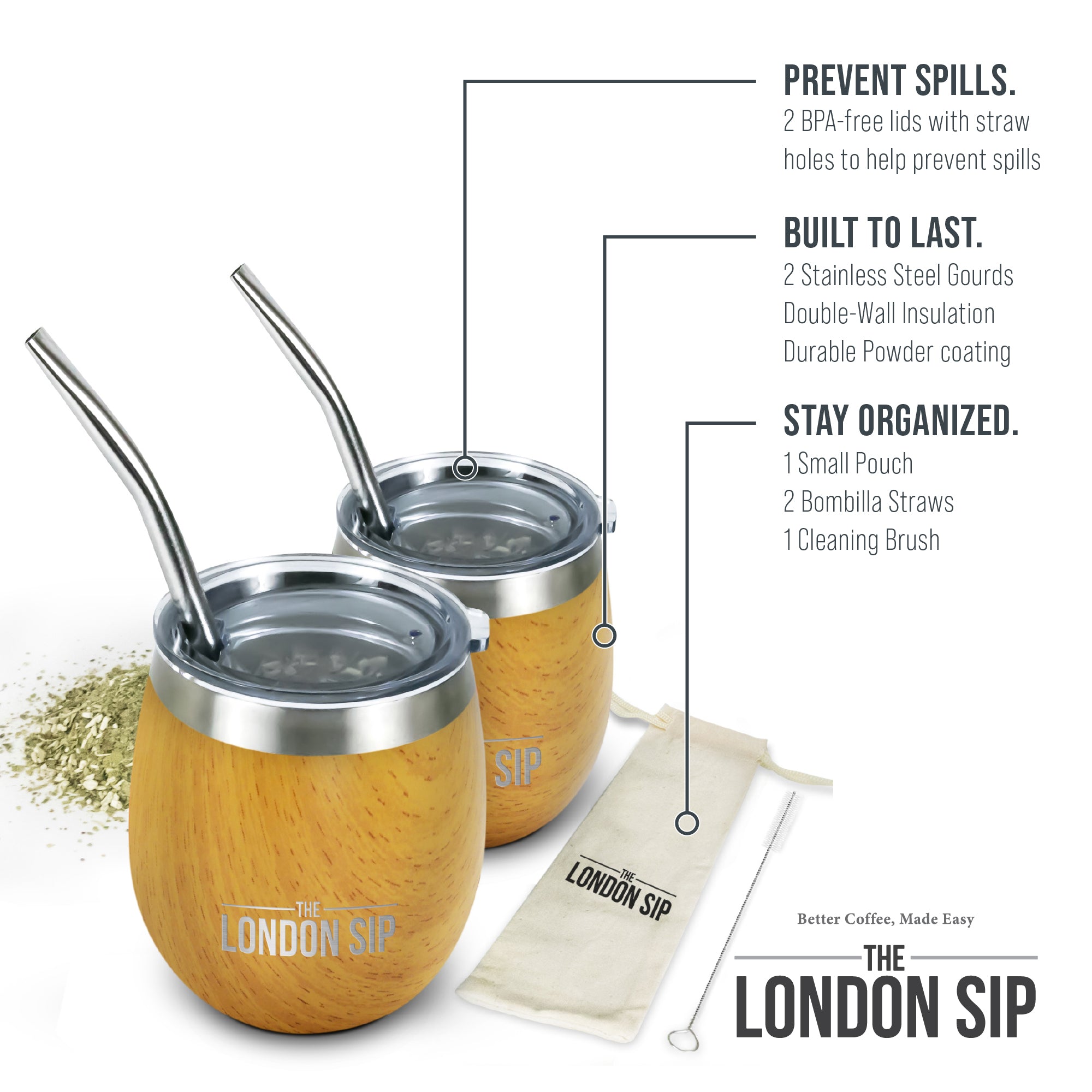 Yerba Mate Cup Set